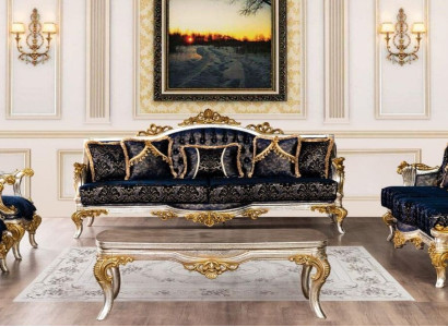 Sofa set 3+3+1+1 Seater Coffee table Classic Sofas Armchair Luxury new Set 5 pieces